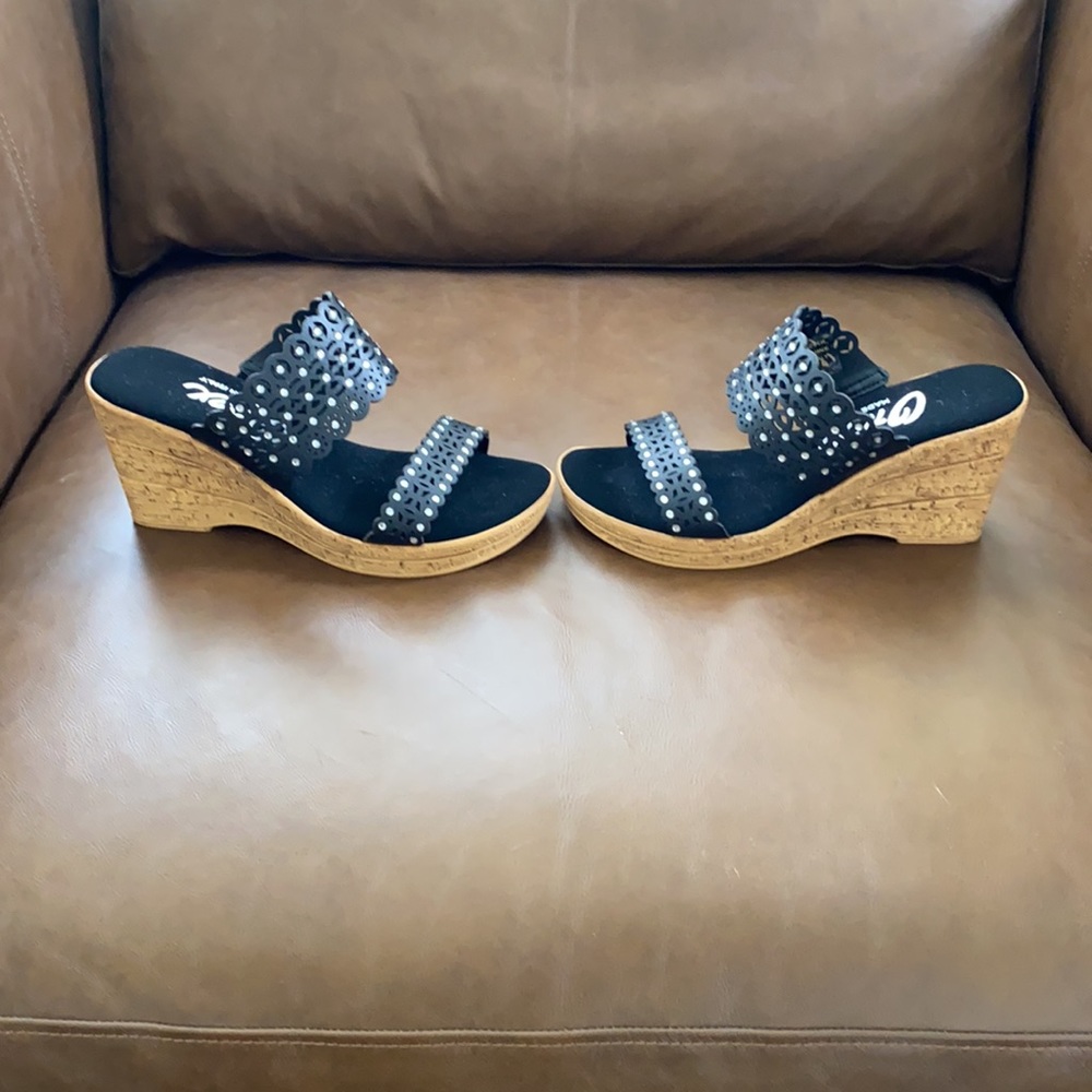 Onex Pretty black wedges